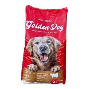 Сухий корм Golden Dog 10 кг з яловичиною 420 грн фото - Grand Pets Food