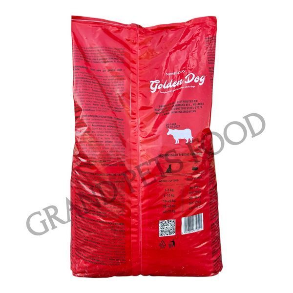 Сухий корм Golden 10 кг з яловичиною 420 грн фото - Grand Pets Food