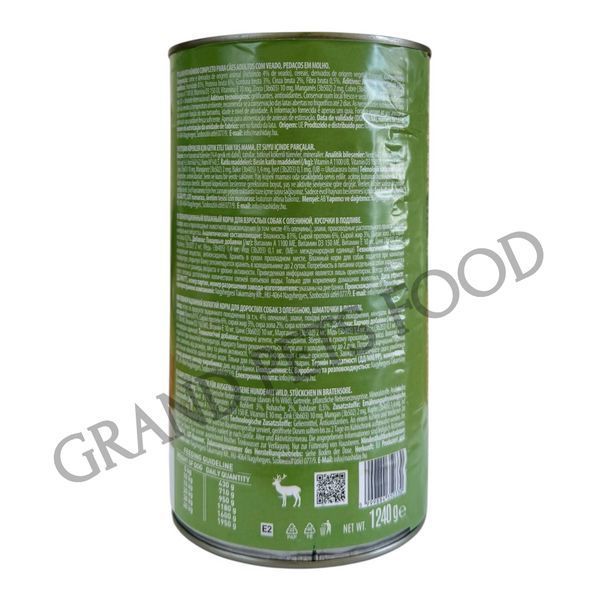 Консерва для собак Golden 1240 грамів з олениною 93 грн фото - Grand Pets Food