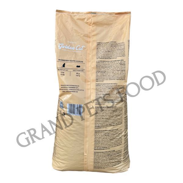 Сухий корм для котів Golden Cat 20 кг з куркою 1 340 грн фото - Grand Pets Food