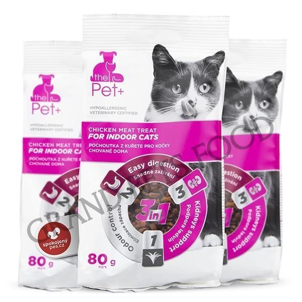 Ласощі  для котів всіх порід thePet+ 80 г (свинина, курка) 50 грн фото - Grand Pets Food