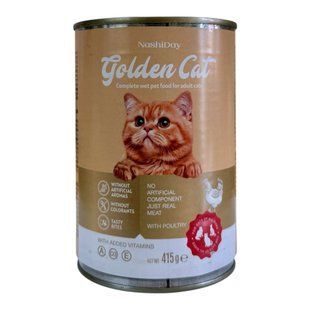 Консерва для котів Golden 415 грамів з куркою 41 грн фото - Grand Pets Food