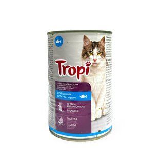 TROPI консерви з рибою для котів 45 грн фото - Grand Pets Food