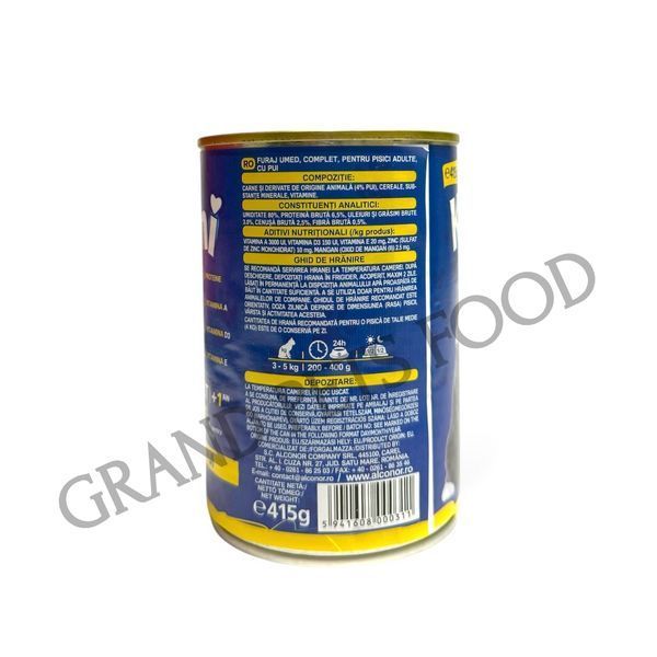 Консерва Kiani Cat 415 г з куркою 47 грн фото - Grand Pets Food