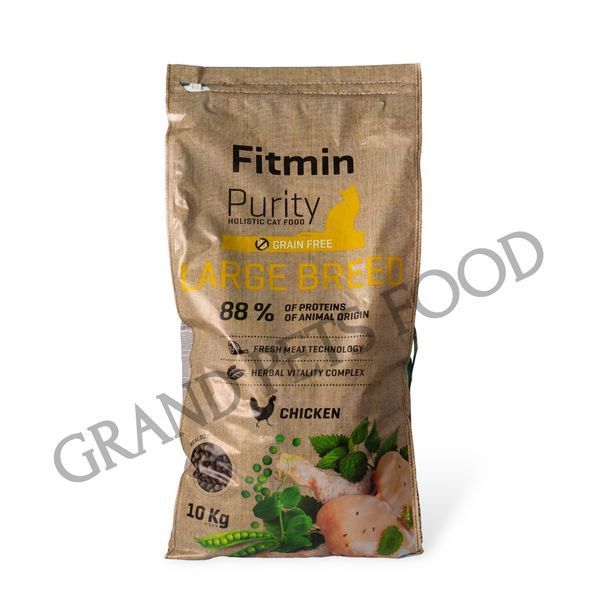 Сухий корм Fitmin Cat Purity Large Breed для дорослих котів великих порід 10 кг 1394 фото Сухий корм Fitmin Cat Purity Large Breed для дорослих котів великих порід 10 кг 3 500 грн фото - Grand Pets Food