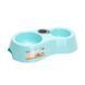 Протиковзаюча миска для тварин 2 в 1 блакитна 124 грн фото - Grand Pets Food