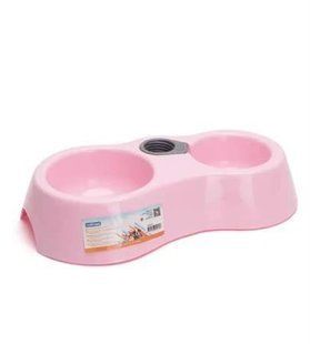 Протиковзаюча миска для тварин 2 в 1 рожева 124 грн фото - Grand Pets Food