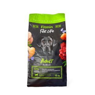 Сухий корм Fitmin For Life FFL Adult all breeds для дорослих собак всіх порід NEW 12 кг 2 649 грн фото - Grand Pets Food