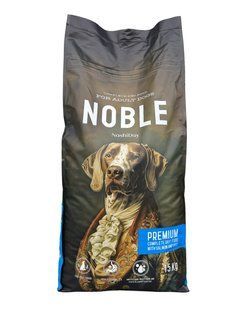 Сухий корм Noble Dog 15 кг з лососьом і рисом  1 899 грн фото - Grand Pets Food