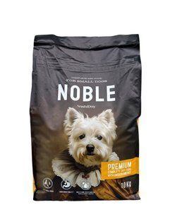 Корм для маленьких порід Noble Dog Premium 10 кг з куркою і рисом 1 099 грн фото - Grand Pets Food