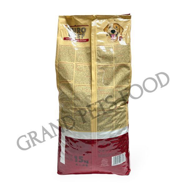 Euro Beef 15 кг з яловичиною 1 499 грн фото - Grand Pets Food