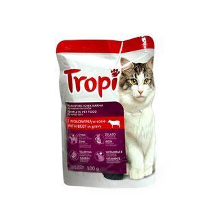 Вологий корм для котів Tropi 21 грн фото - Grand Pets Food