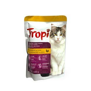 Вологий корм для котів Tropi 21 грн фото - Grand Pets Food