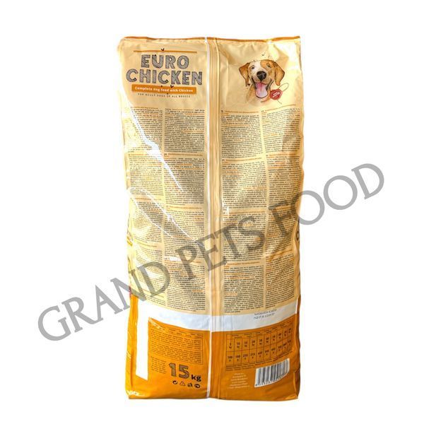 Euro Chicken 15 кг 1 499 грн фото - Grand Pets Food