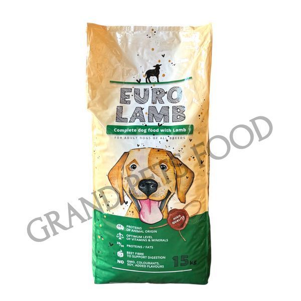Euro Lamb 15 кг з ягням 1 519 грн фото - Grand Pets Food