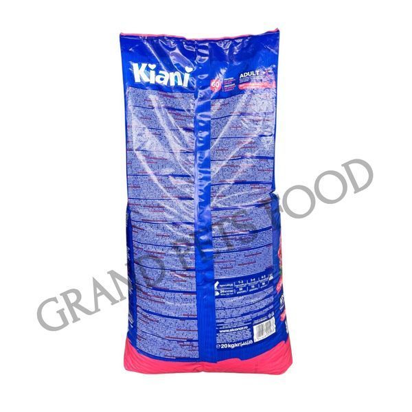 Kiani Adult 20 кг для набору ваги 1 619 грн фото - Grand Pets Food