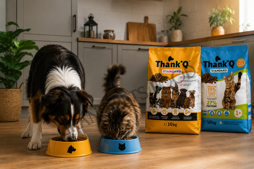 Набір корму THANK&rsquo;Q для котів та собак 20 кг (10 кг + 10 кг) 1 039 грн фото - Grand Pets Food